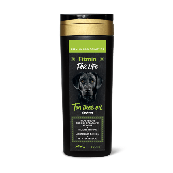 Fitmin for Life Tea Tree Oil šampūnas nuo parazitų šunims ir katėms 300 ml