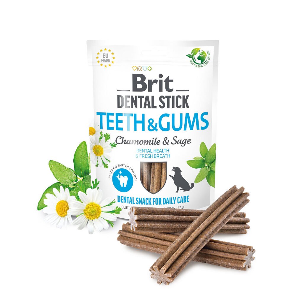 Brit Dental Stick Teeth & Gums skanėstai šunims 251 g
