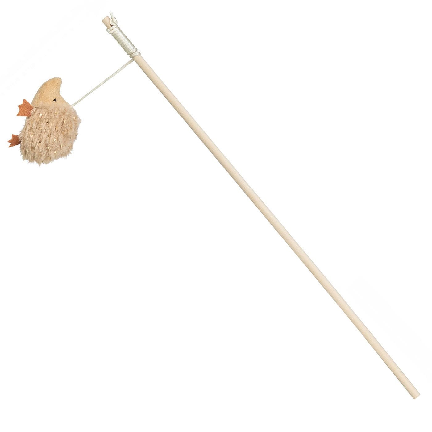 Trixie žaislas katėms ant medinio pagaliuko, ežiukas su katžole