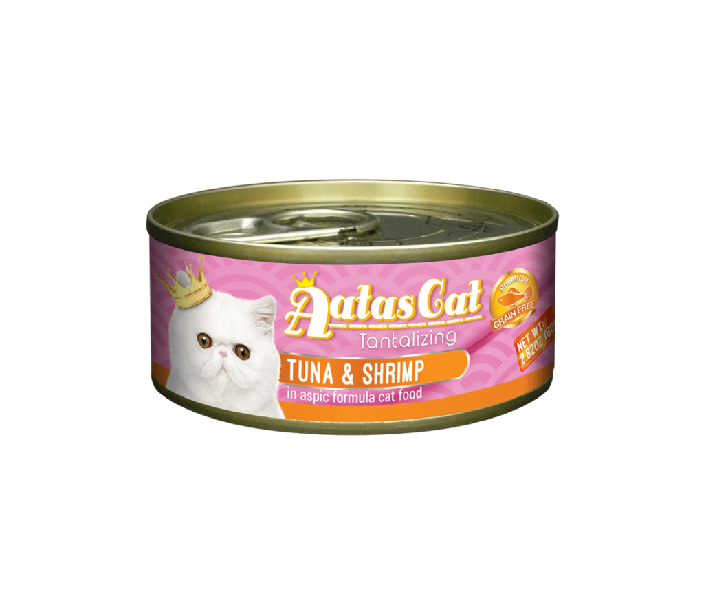 Aatas Tantalizing Tuna & Shrimp konservas katėms 80 g