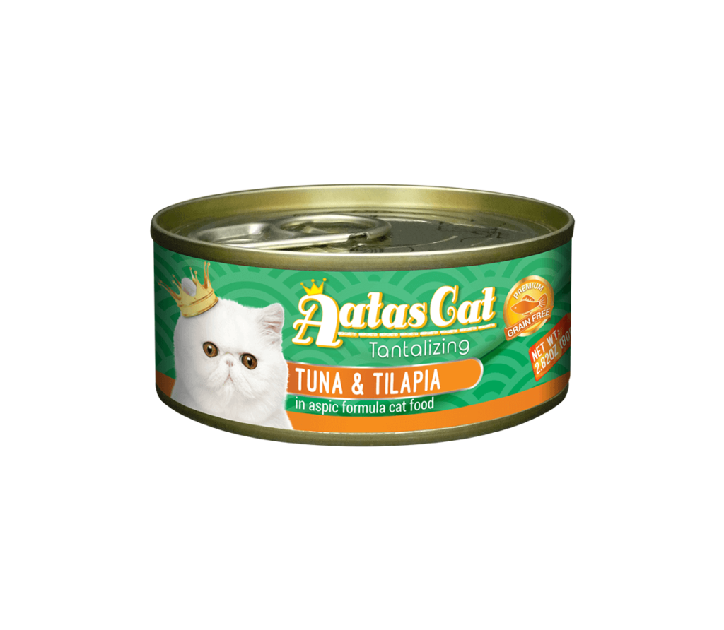 Aatas Tantalizing Tuna & Tilapia konservas katėms 80 g