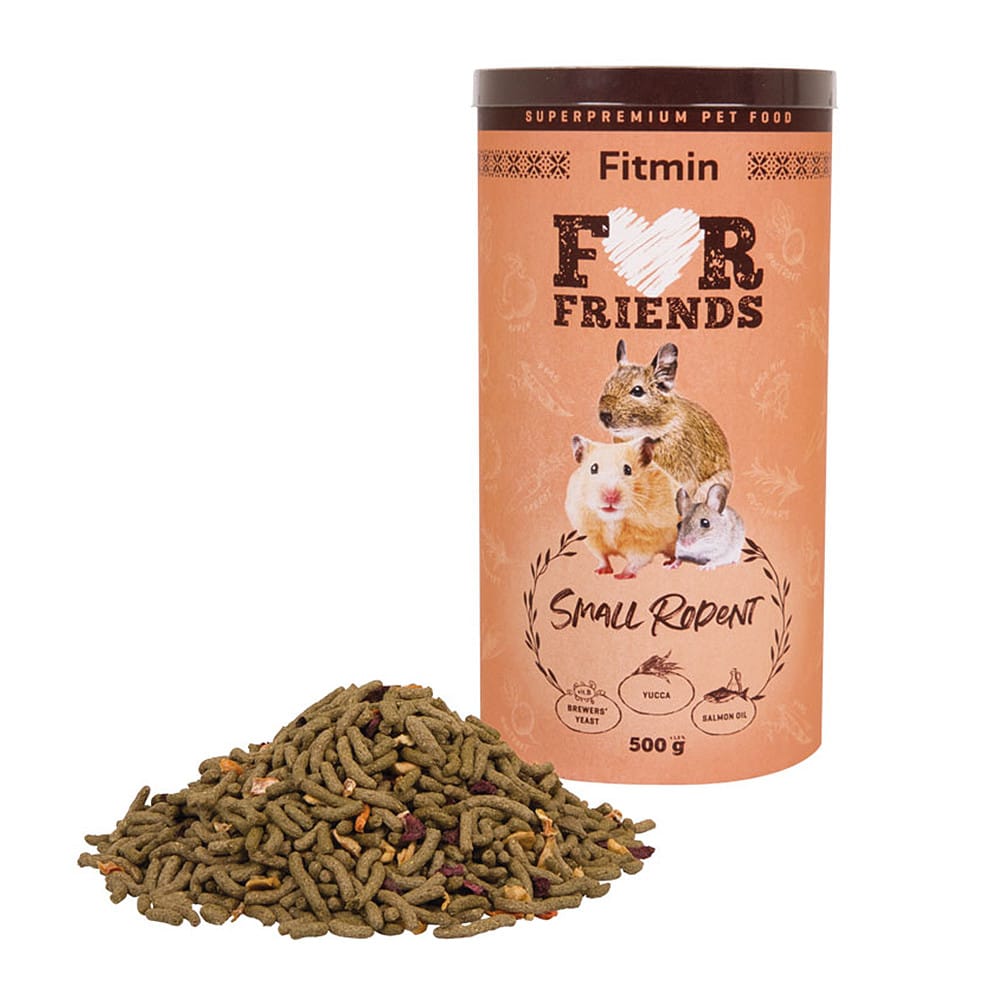 Fitmin For Friends maistas smulkiems graužikams, 500 g