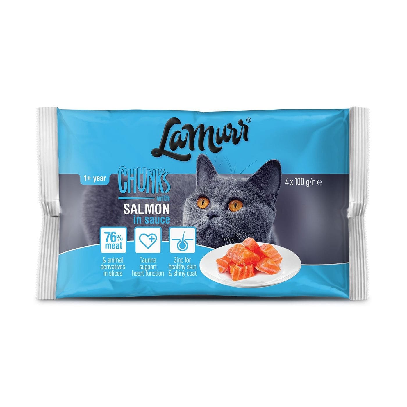 La Murr Salmon konservų rinkinys katėms padaže