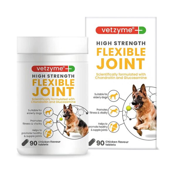 Vetzyme High Strength Flexible Joint papildas šunims sąnarių stiprinimui