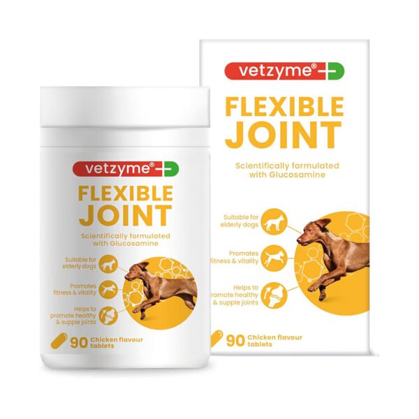 Vetzyme Flexible Joint papildas šunų sąnariams