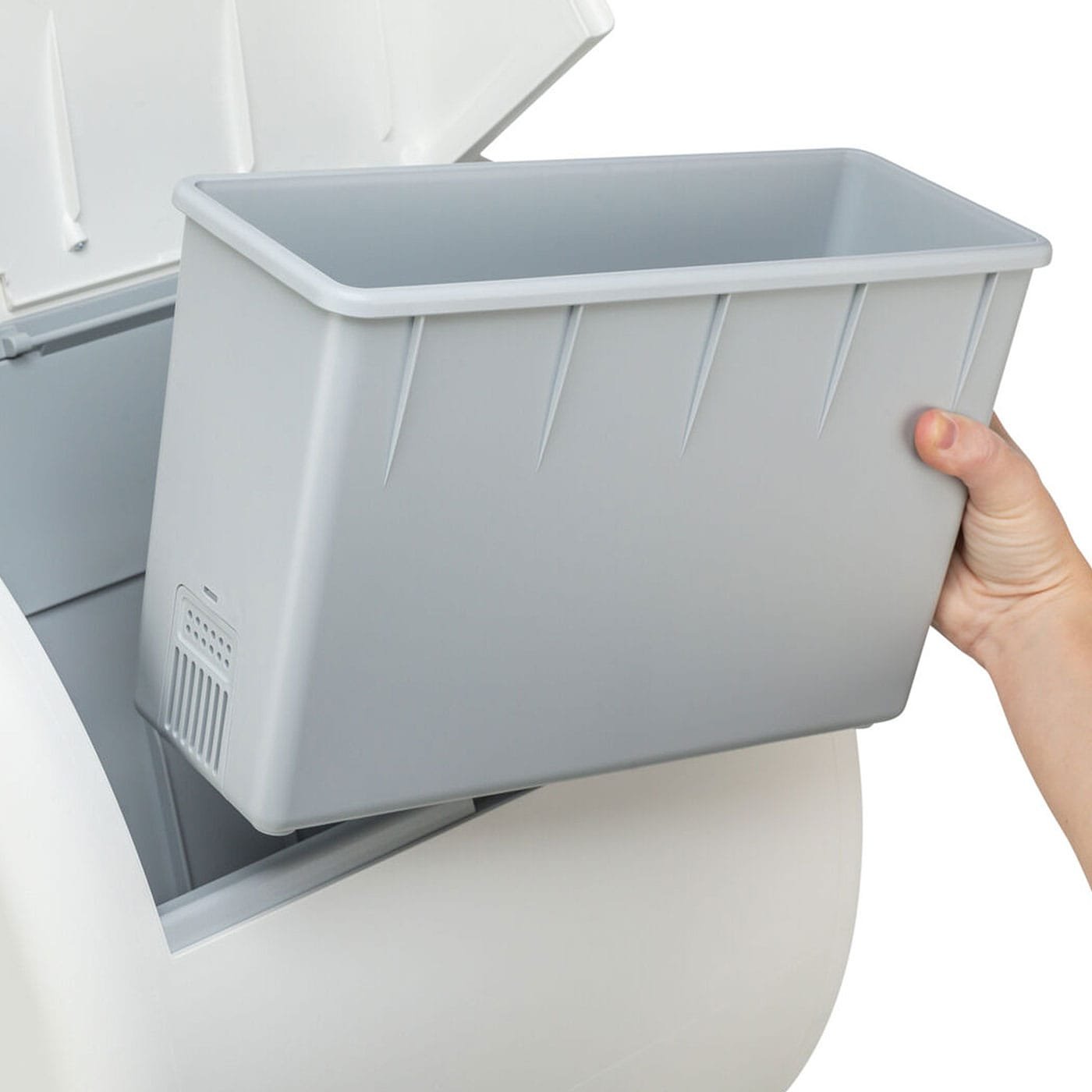 Trixie automatinis kačių tualetas, išmanus-savaime išsivalantis, baltas