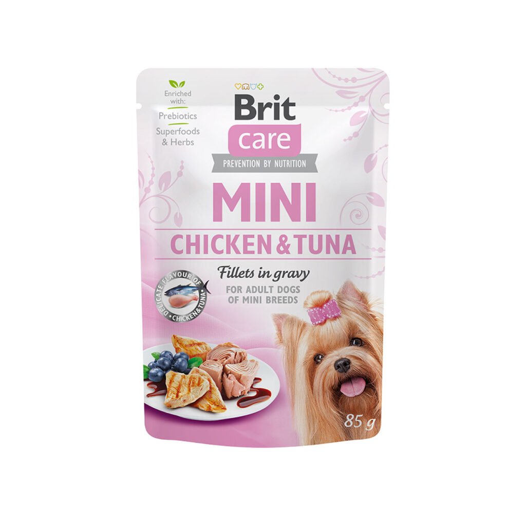 Brit Care Mini Chicken & Tuna konservai šunims