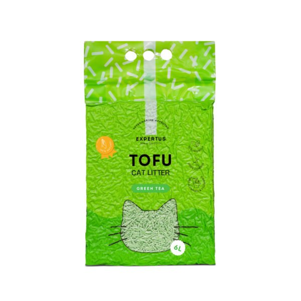 Expertus Tofu kačių kraikas, žaliosios arbatos kvapo